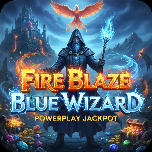 Fire Blaze: Blue Wizard PowerPlay Jackpot